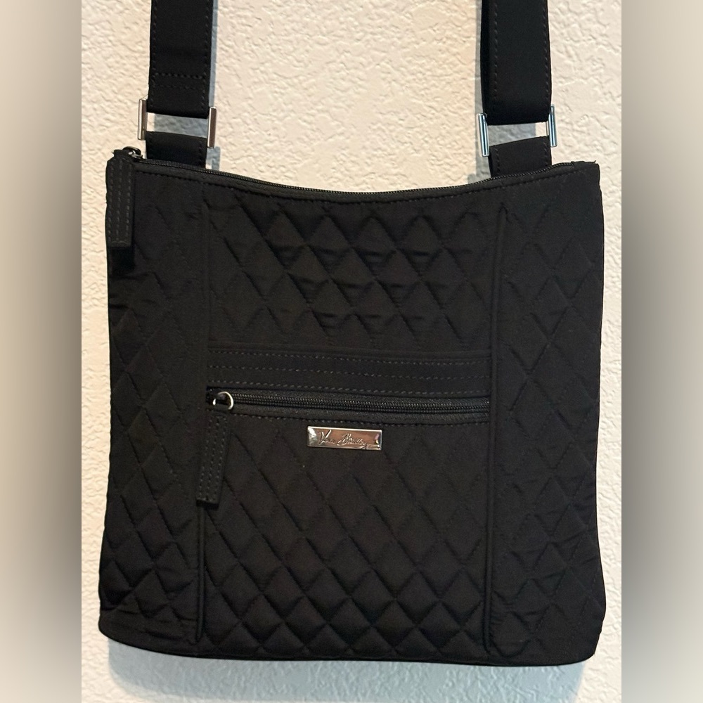 Black Quilted Crossbody Bag